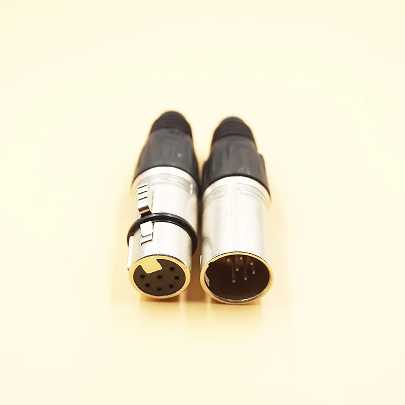 5 шт./лот 3/4/5/6/7Pin 3Pin XLR папа мама 7 контактов разъем для микрофона 6 5Pin