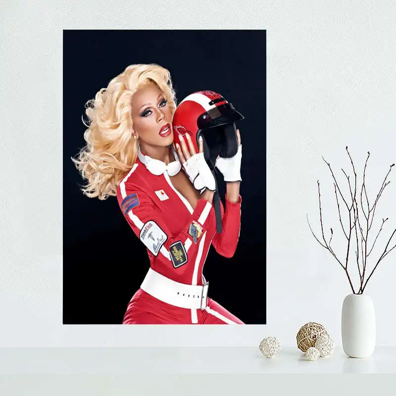 Модный Индивидуальный Коврик для rupaul Холст плакат настенный художественный