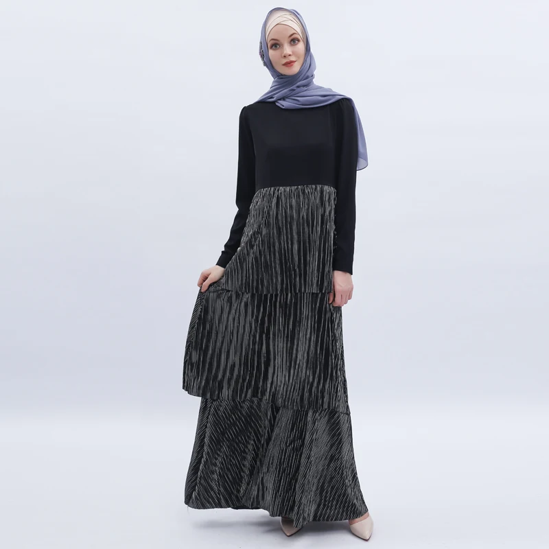 

Модный дизайн Новые поступления вечерние мусульманские платья Дубай abayas