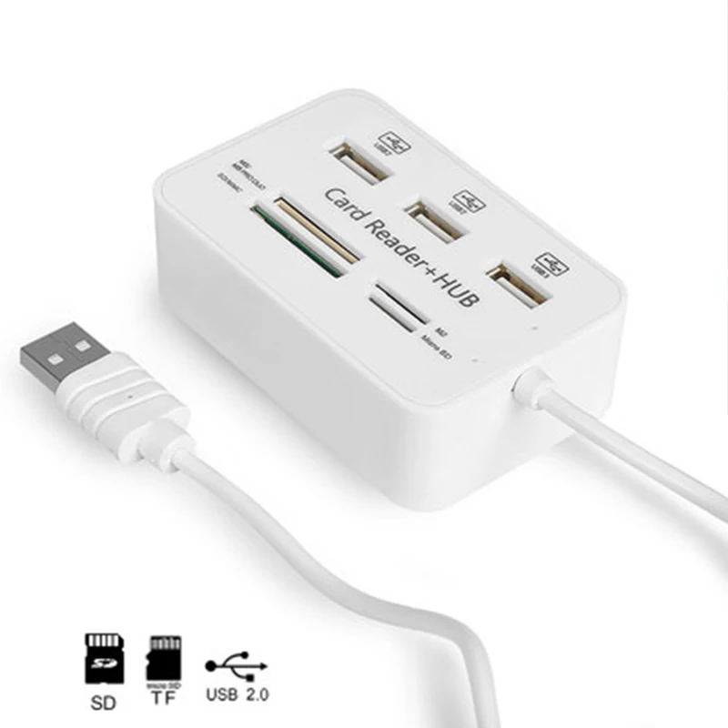 USB разветвитель Twobro 2 0 дюйма 3 порта 0|Картридеры| |