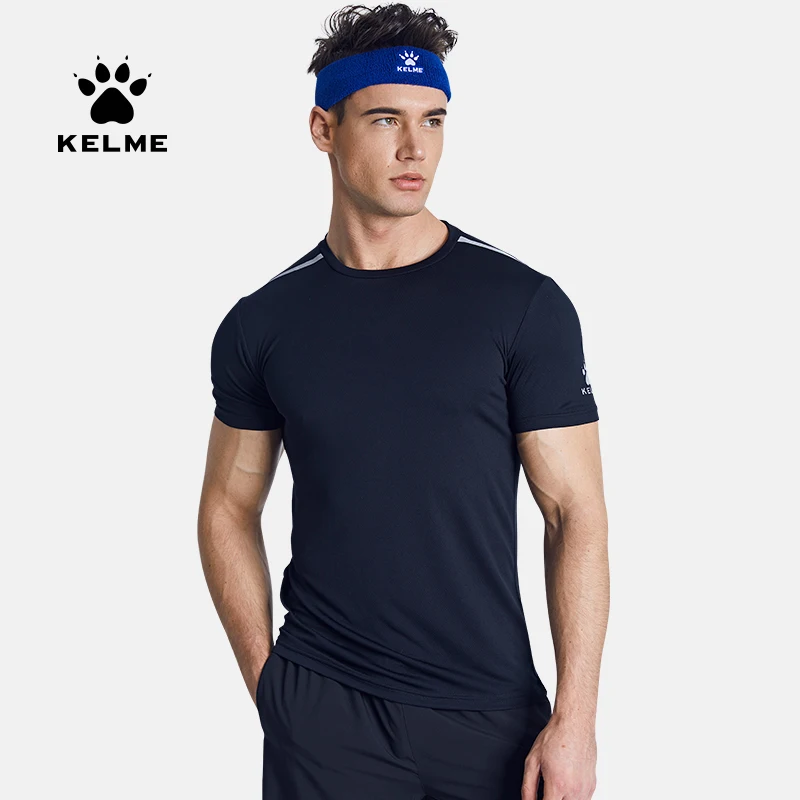 Мужская Спортивная Футболка KELME мужская повседневная спортивная одежда для бега