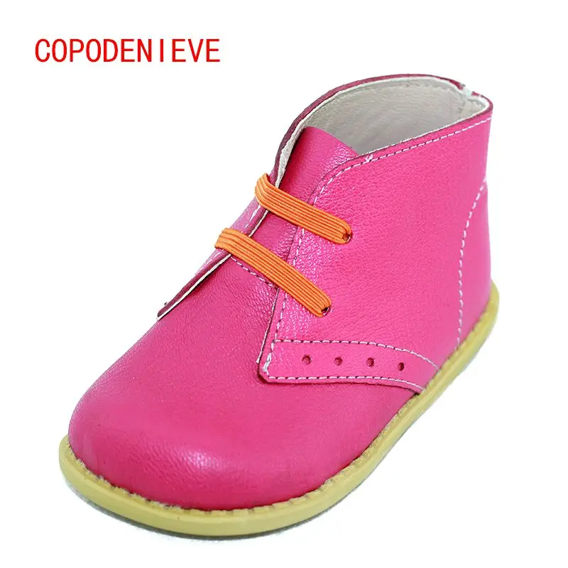 COPODENIEVE Chaussures enfants модные зимние ботинки martin для мальчиков и девочек короткие botas