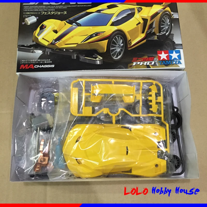 Модель автомобиля TAMIYA 4WD FESTA JAUNE 18637
