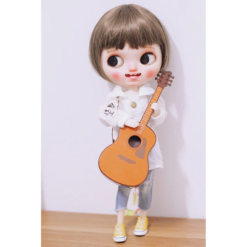 Кукла Cateleya 1/4 1/6 с фотореквизитом аксессуары гитара возможностью поддержки