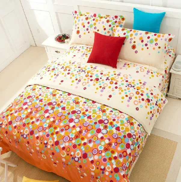Orange Duvet cover Bedding Comforter 