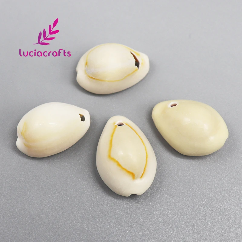 Lucia crafts 50 г(около 80 шт) мульти размер натуральный Пляж мода ракушки свободные бусины DIY ручной работы украшения E1012