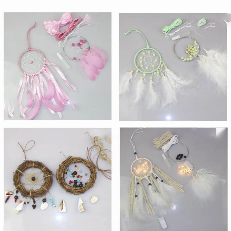 Набор ювелирных изделий Dream Catcher Reve набор из перьев/кольца/бусин/струн/Гуле