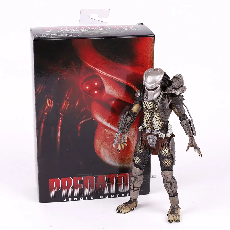 Фигурка хищника 7 дюймов Ultimate Jungle Hunter 2017 NECA Predator Deluxe Коллекционная серия|Игровые