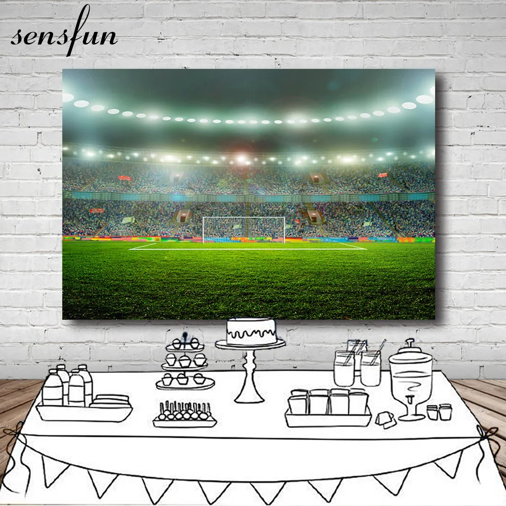 

Огромный спортивный фон для фотостудии Sensfun