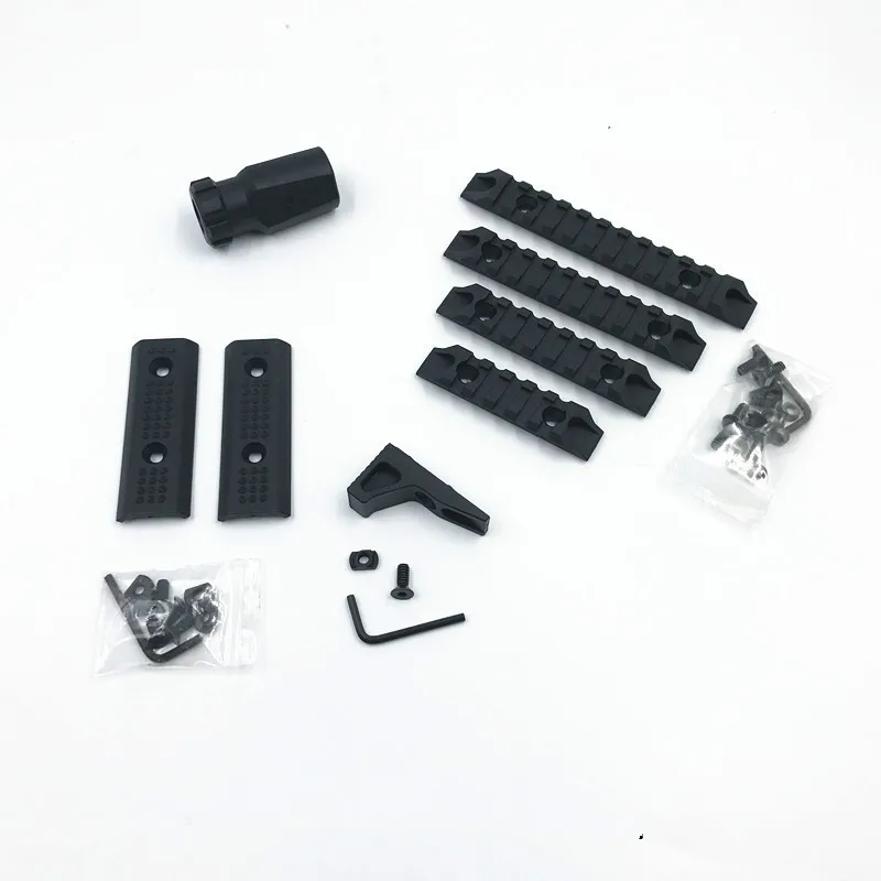 Нейлоновый SLR Handguard Rail Hand Stop деревянный чип для геля бластера Запчасти Аксессуары для модификации