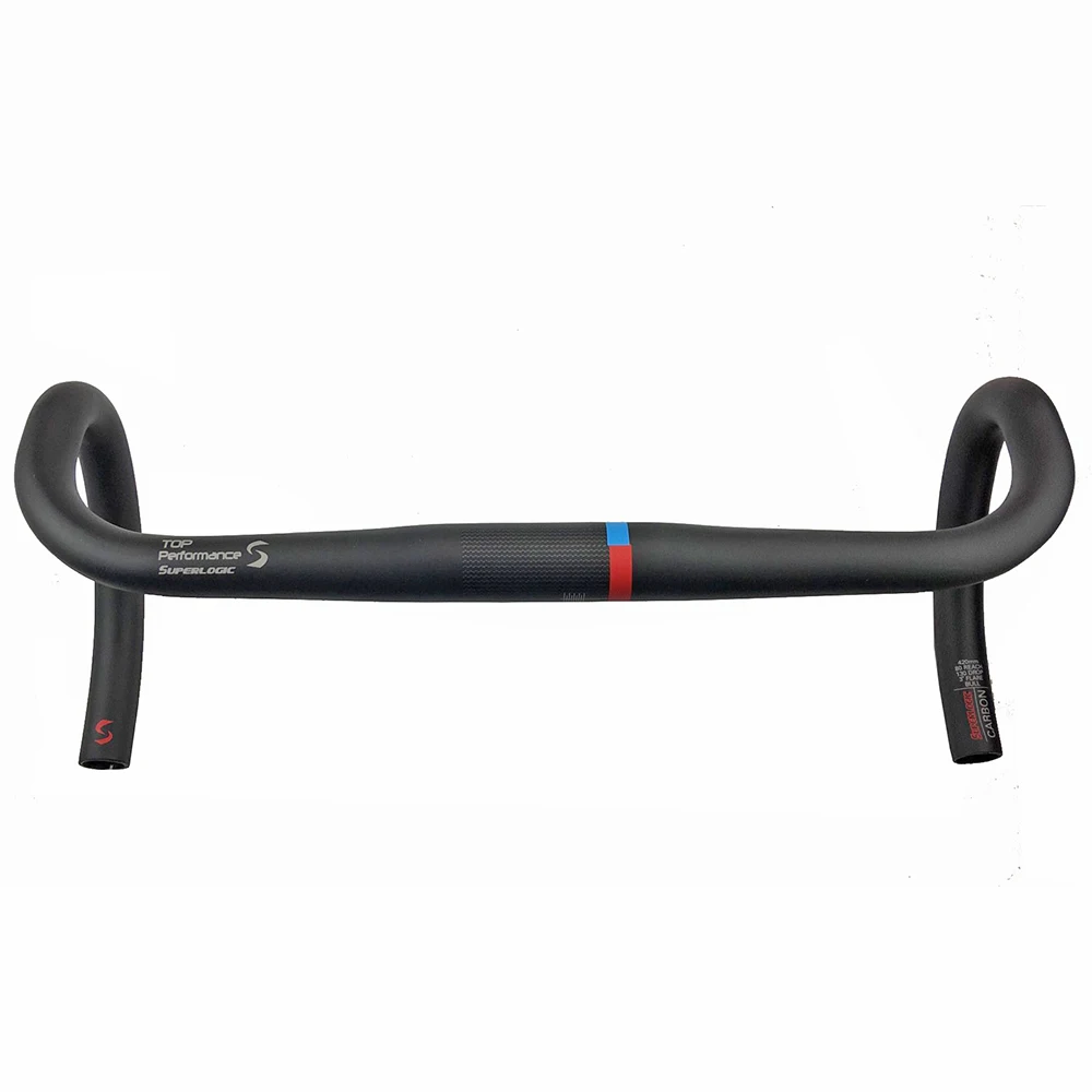 Классический полностью карбоновый руль superlogic для дорожного велосипеда