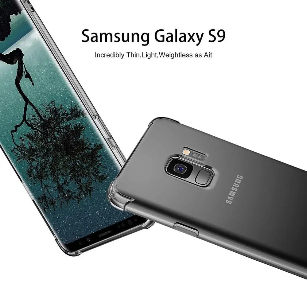 Грязеотталкивающий чехол для телефона samsung Galaxy S9 G9600 Противоскользящий мягкий