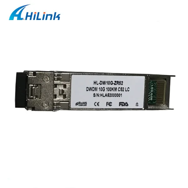 Datacom совместимый 10G DWDM SFP+ 100 км CH17~ 61 трансивер