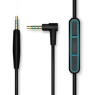 Аудиокабель LEORY с разъемом 2,5 мм на 3,5 мм для Bose QC25, тихие удобные наушники с микрофоном, регулятор громкости для систем IOS, Android, 1,5 м