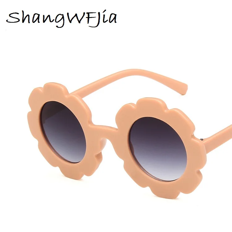 2020 милые круглые солнцезащитные очки для девочек и мальчиков детские с УФ