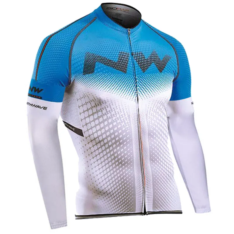NW Pro зимняя термо флисовая велосипедная Джерси мука зеленая MTB Одежда для велоспорта сохраняющая тепло велосипедная одежда для мужчин - Цвет: CM-CY-14902