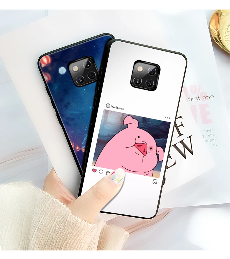 Чехол для huawei mate 20 X, чехол для huawei mate 20 Lite, чехол mate 20 Pro mate 9 10 Pro Mofi с рисунком лимона, милый мультяшный розовый чехол для влюбленных