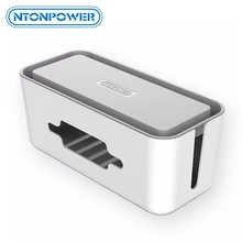 NTON power, жесткий пластиковый блок питания, коробка для хранения, устройство для сматывания кабеля, органайзер, коробка для управления кабелем с держателем и крышкой для домашней безопасности