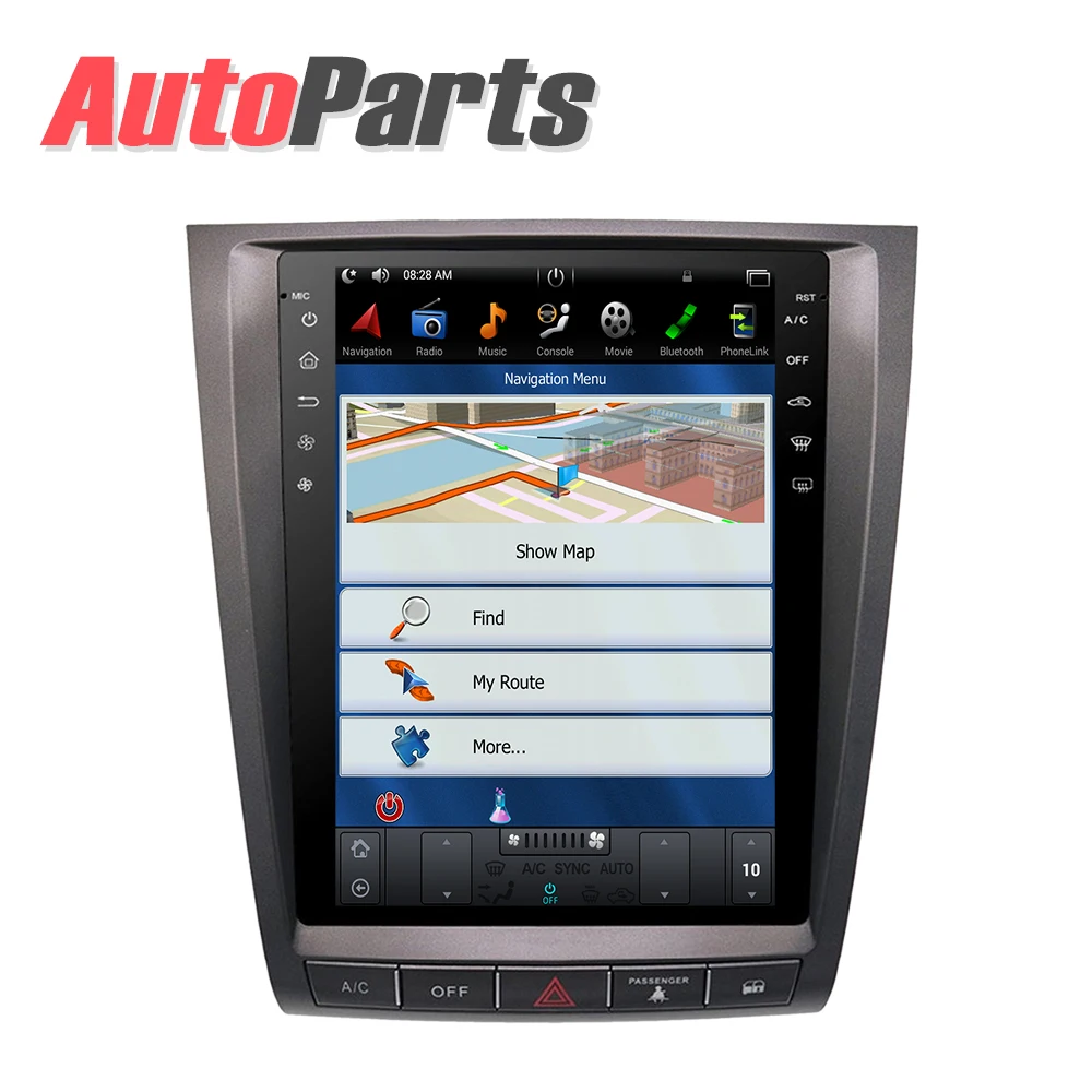Автомобильный GPS навигатор в стиле Tesla без DVD плеера для Lexus GS GS300 GS460 GS450 GS350
