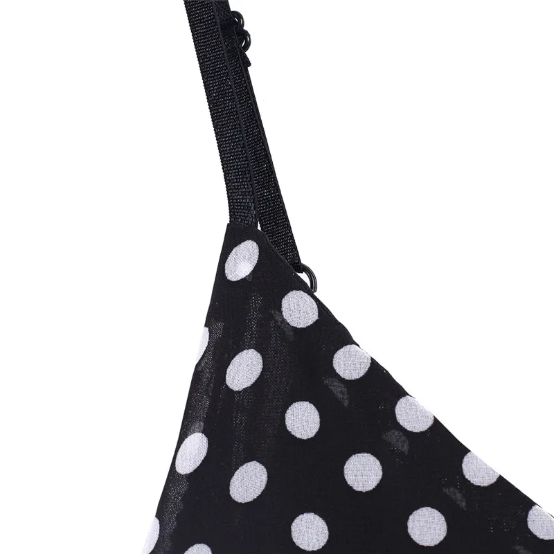 Женское платье без рукавов в горошек длинное пляжное шифоновое стиле бохо