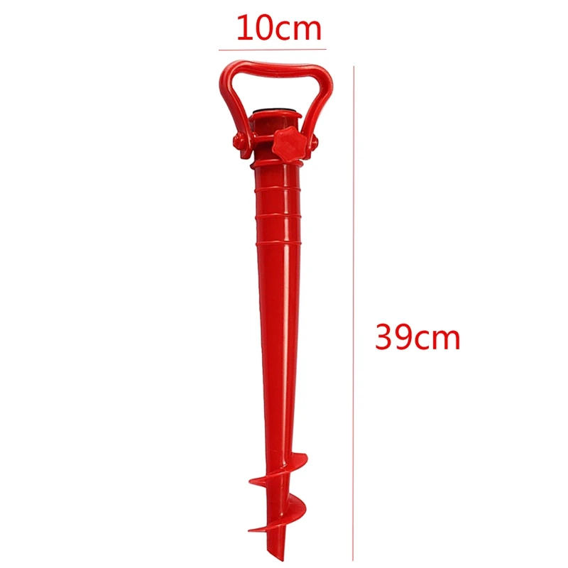 Солнцезащитный пляжный зонт для рыбалки, наземный якорь, растягивающийся держатель для зонта