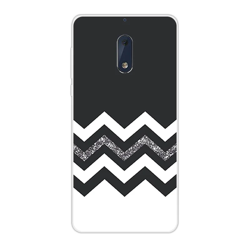 5 &quotдля Nokia 6 задняя крышка Мягкий ТПУ прозрачный силиконовый Темный чехол для Nokia6