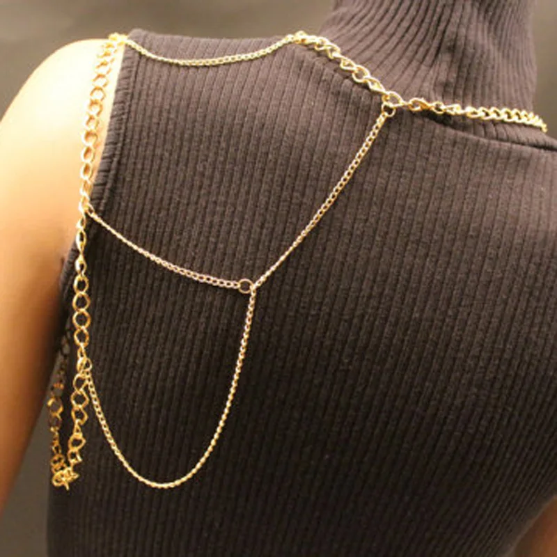 Женский браслет с цепочкой на руку массивное ожерелье в стиле панк кисточками и