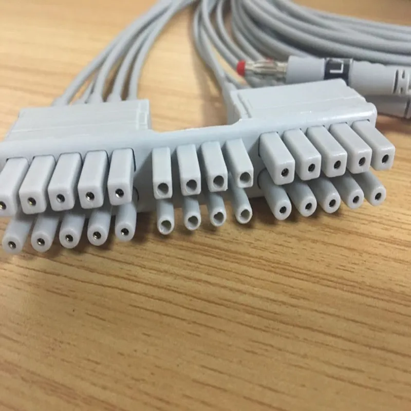 Кабель для ЭКГ совместимый с мортарой Eli230/100 10 свинцовых проводов EKG