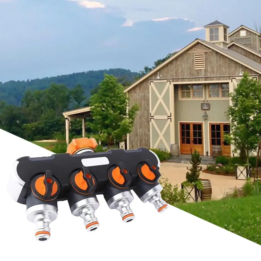 4 ходовой быстрый соединитель для водопроводного крана сплиттер орошения