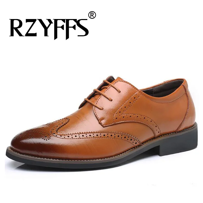 Новинка 2019 мужские классические туфли дизайнерские деловые офисные на шнуровке