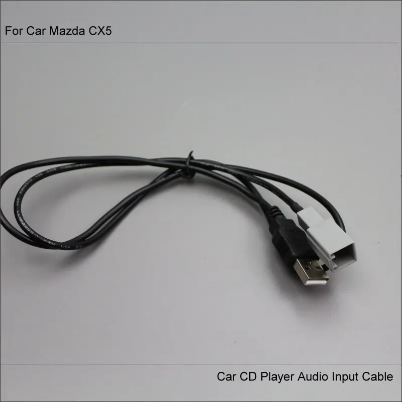 Original Plugs To USB Adapter Conector For Mazda CX5 Car CD Radio Audio Media Cable Data Wire | Автомобили и мотоциклы