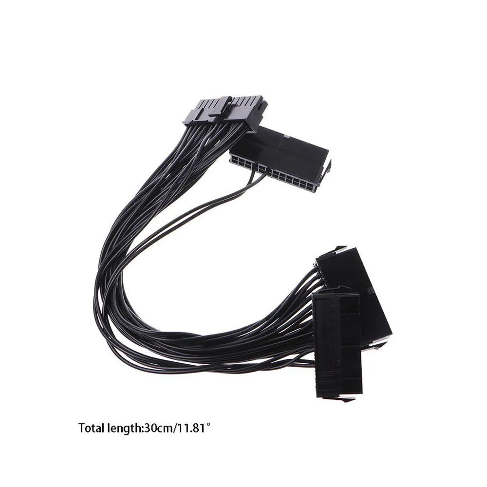 Адаптер ADD3PSU ATX 24Pin штекер-Гнездо Двойной источник питания Molex синхронизация