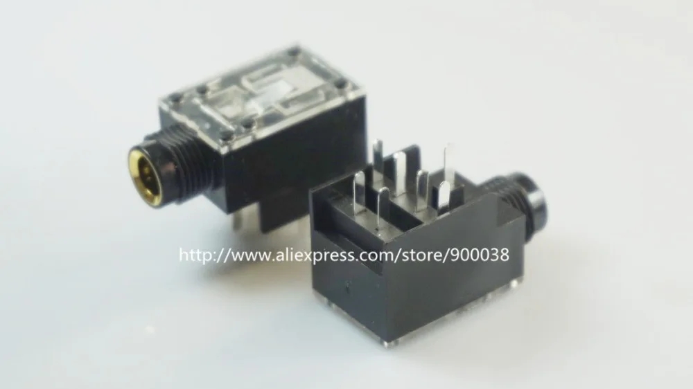 Стереоразъем для наушников TRS 500 дюйма 1/4 мм 6 35 шт. 3 проводника 7 контактов