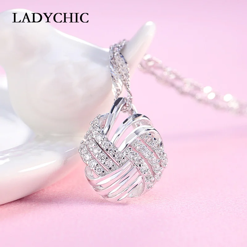 Женское Ожерелье с инкрустацией LADYCHIC ожерелье из меди и серебра циркония