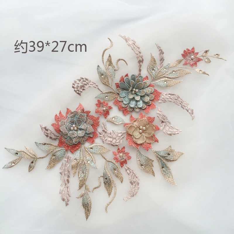 

1 шт., 3D цветочные орнаменты 39x27 см