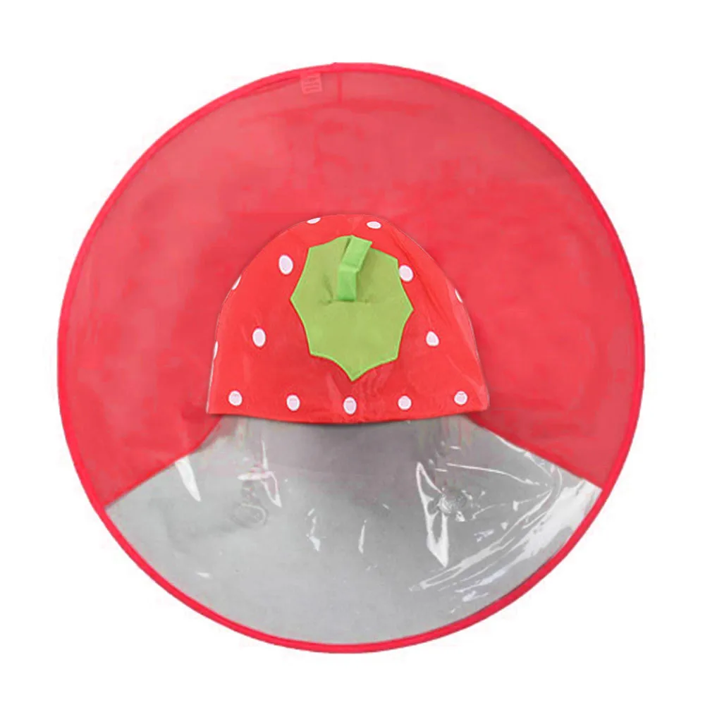 Милый дождевик для мальчиков и девочек детский волшебный с зонтиком в виде НЛО