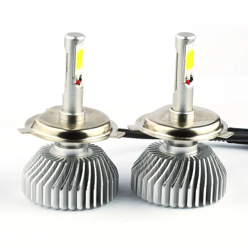 2 шт. низкое потребление высокая яркость ультра длинная жизнь фар 6000k 60W 2000LM H4