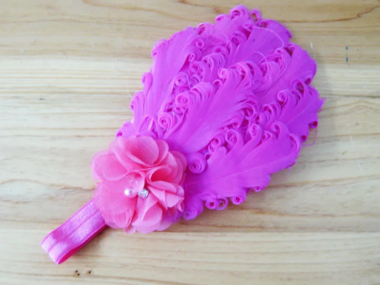 Женская повязка на голову с перьями и жемчугом 12 шт./лот|flower rug|flowers and leaves imagesflower