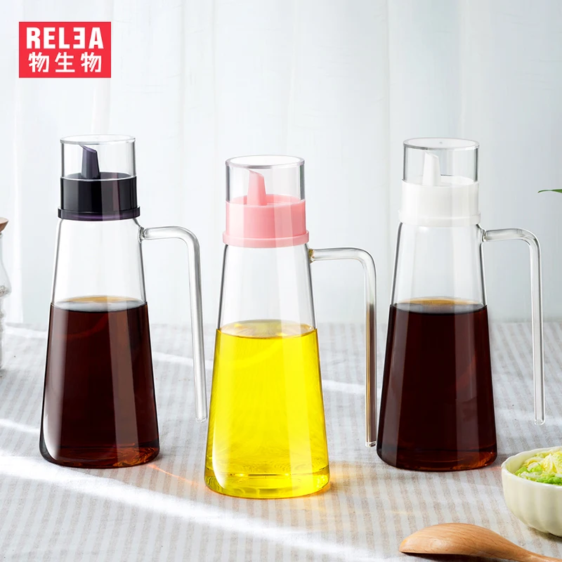 Бытовые бутылки для приправ соевый соус уксус стеклянные жидкого масла
