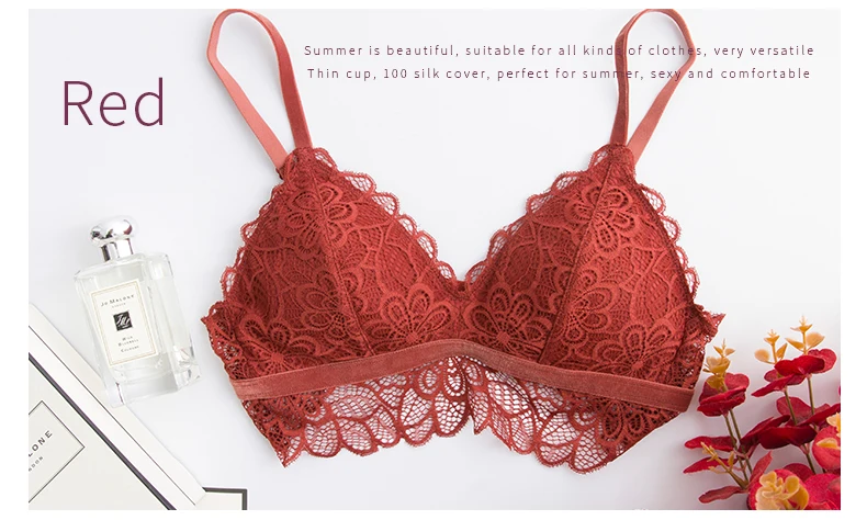 Французский стильное белье lace bralette puch вверх бюстгальтер нижнее белье; бюстгальтер femme сексуальный бюстгальтер треугольник sujetador женский бюстгальтер для женщин