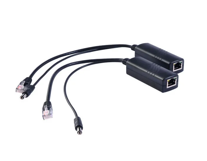 Poe сплиттер постоянного тока 12 В инжектор разъем IEEE802.3af Active 10/100 Мбит/с для ip камер