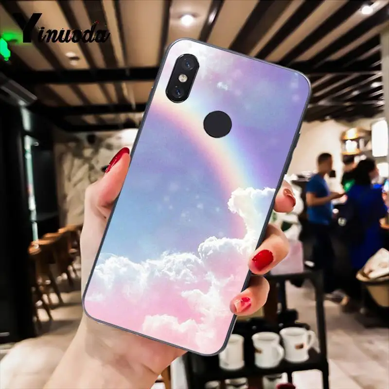 A13 Yinuoda сладкий небо розовый великое искусство узор печати эстетическое PhoneCase для XiaomiMi6 Mix2 Mix2S Note3 8 lite Redmi5 note5 Note4 4X - Цвет: A13