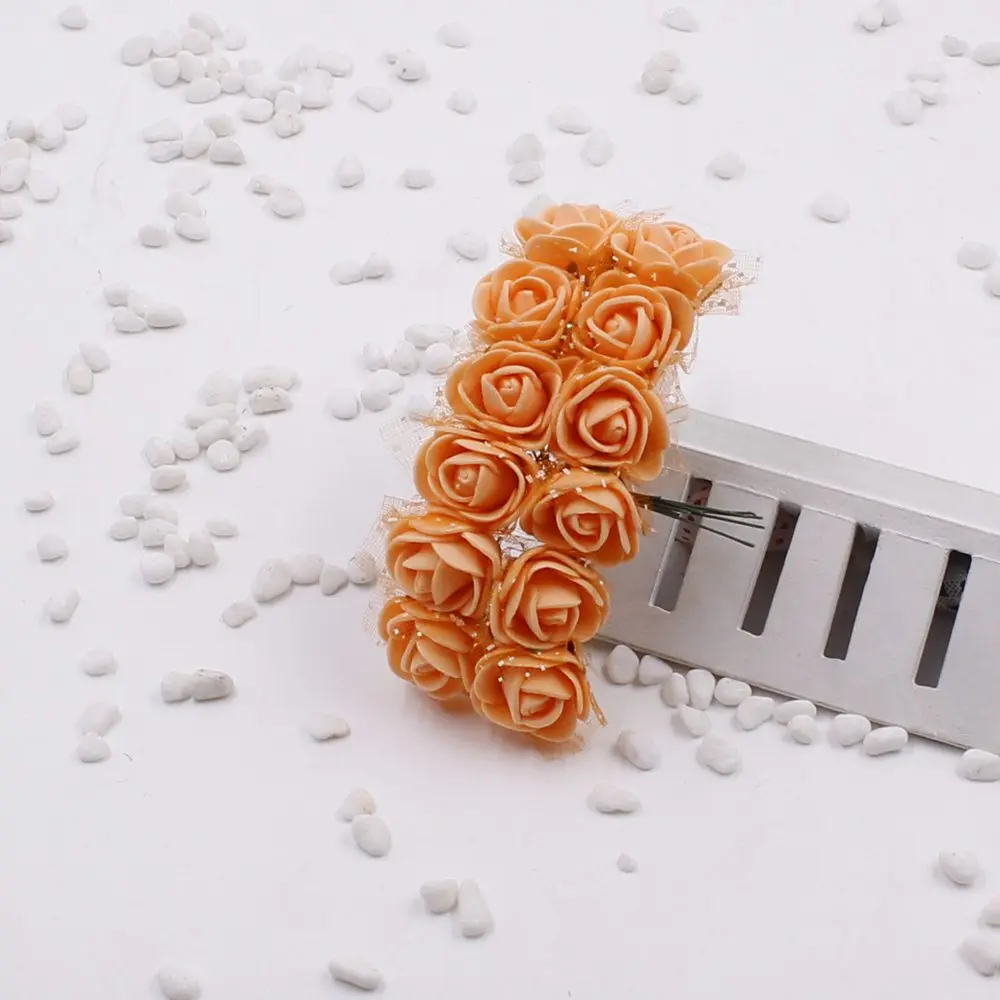 12 шт./лот (2 5 см с украшением в виде цветов) кружевными розами для маленьких