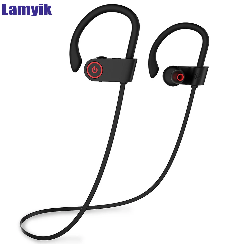 Bluetooth headphones IPX7 waterproof wireless headphone sports bass bluetooth earphone with mic for phone iPhone xiaomi Huawei |