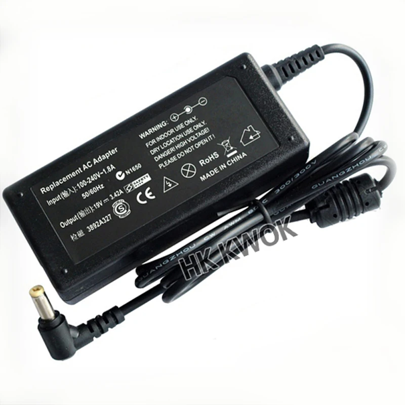19V 3.42A AC адаптер для ноутбука Зарядное устройство Acer Aspire 5315 5630 5735 5920 5535 5738 6920 7520 1690