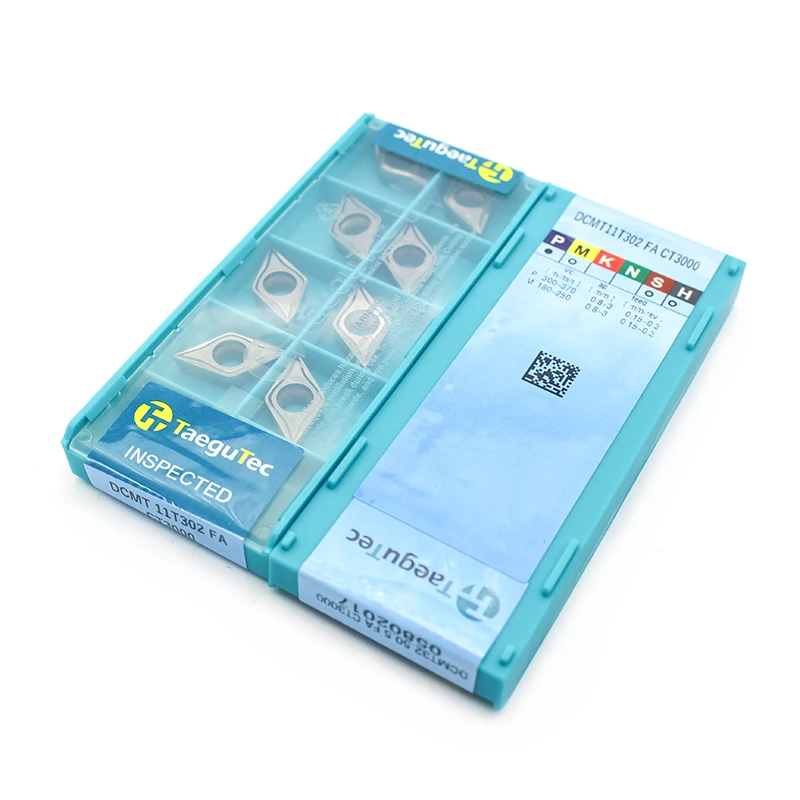 10 шт. DCMT11T302-FA-CT3000 DCMT11T302 FA CT3000 внутренний токарный инструмент режущее лезвие