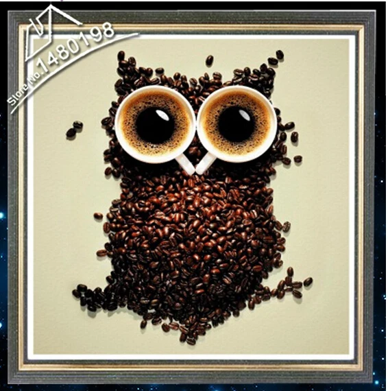 Бесплатная доставка украшения для кафе-бара алмазная живопись новое рукоделие
