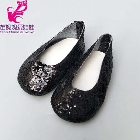 H Обувь Baby Doll для 43 см born baby Doll одиночная обувь подходит для 1" девушка кукла блесток туфли кукольные аксессуары - Цвет: H