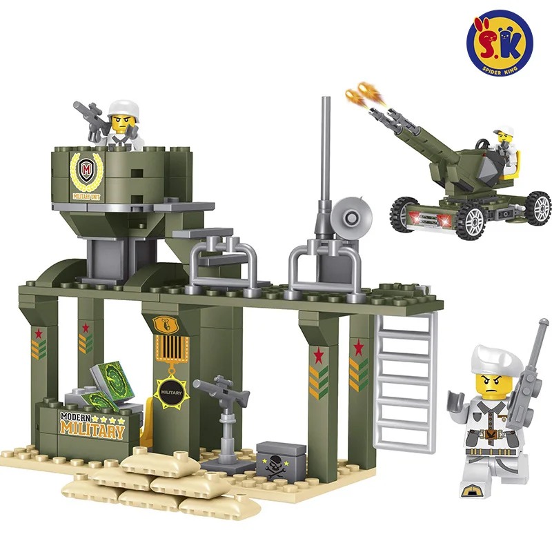 SK German Brand Toy Block Promotion DIY Construction Bricks Set Brick Building Military Blocks | Игрушки и хобби