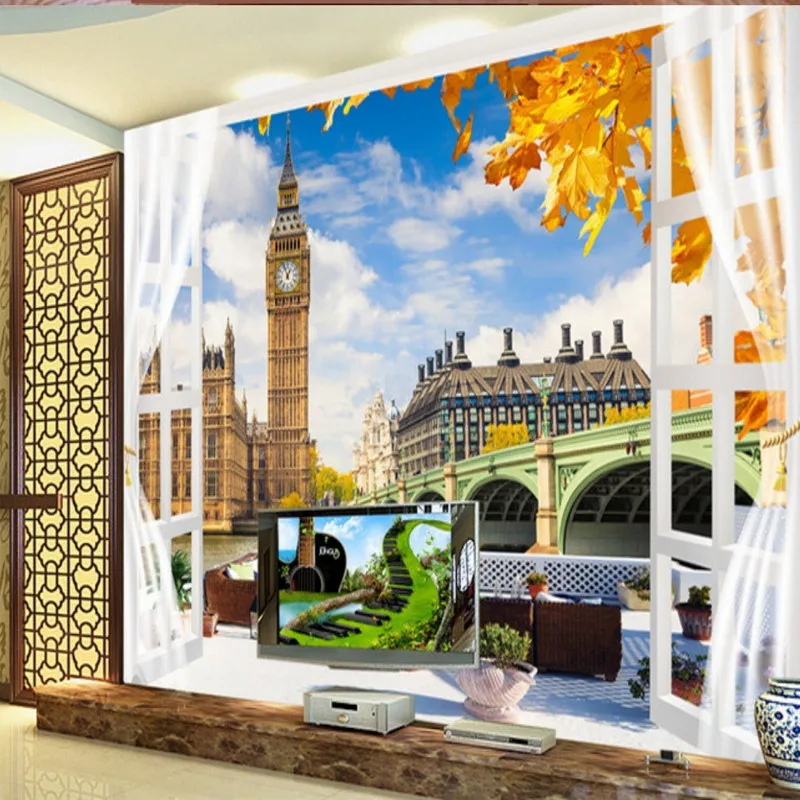 3d-фреска на заказ стерео фонические обои для спальни гостиной лобби удлиненные с